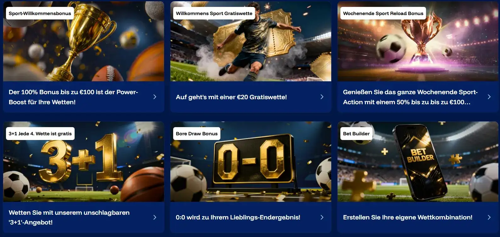 Sport-Willkommensbonus